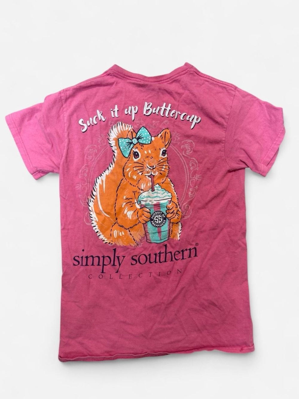 Simply Southern Rose Pink Short-Sleeve Logo Tee - Men - Picture 4 of 4